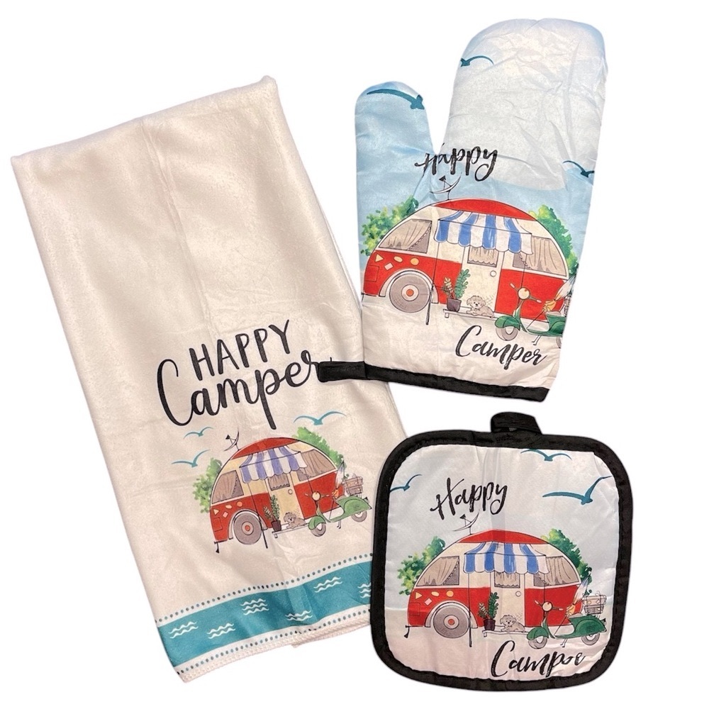 Microfiber Towel and Potholders Set NEW